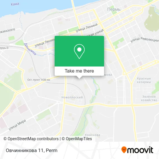 Овчинникова 11 map
