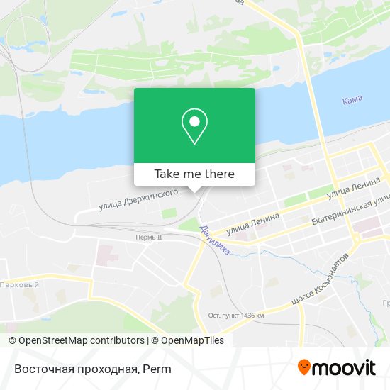 Восточная проходная map