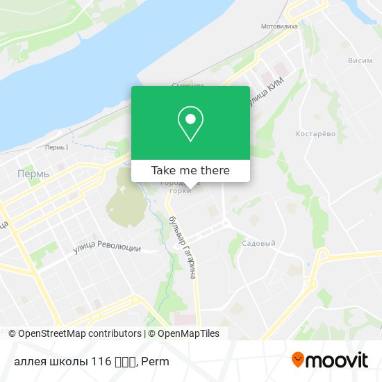 аллея школы 116 🌲🌳🌾 map