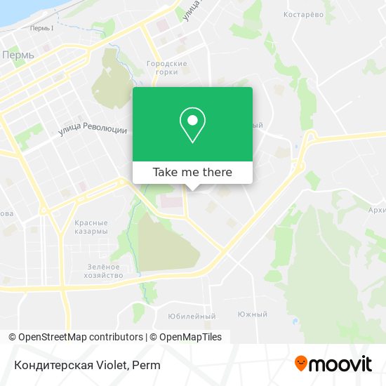 Кондитерская  Violet map