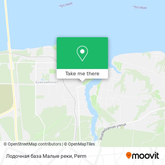 Лодочная база  Малые реки map