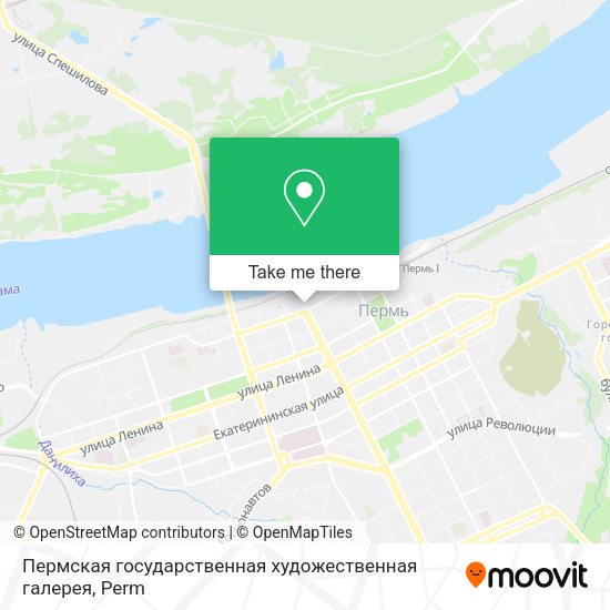 Пермская государственная художественная галерея map