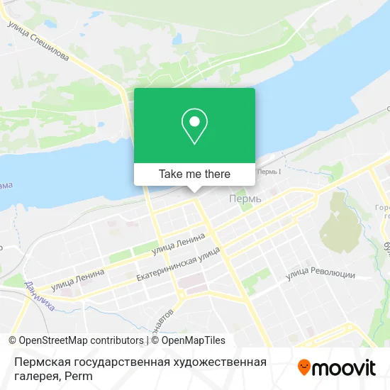 Пермская государственная художественная галерея map