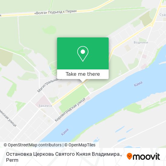 Остановка Церковь Святого Князя Владимира. map