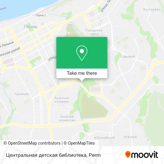 Центральная детская библиотека map