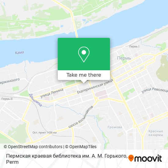 Пермская краевая библиотека им. А. М. Горького map