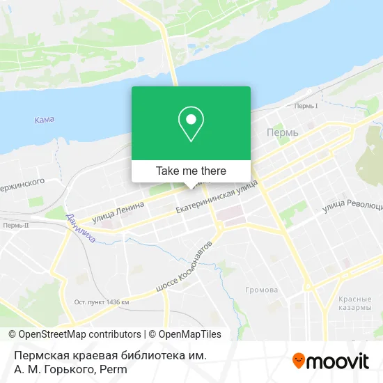 Пермская краевая библиотека им. А. М. Горького map