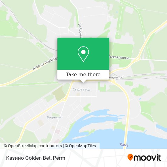 Казино Golden Bet map