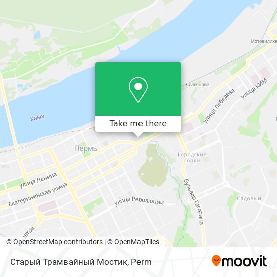 Старый Трамвайный Мостик map