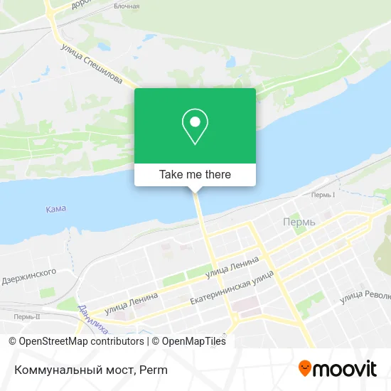 Коммунальный мост map