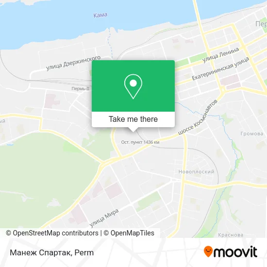Манеж  Спартак map