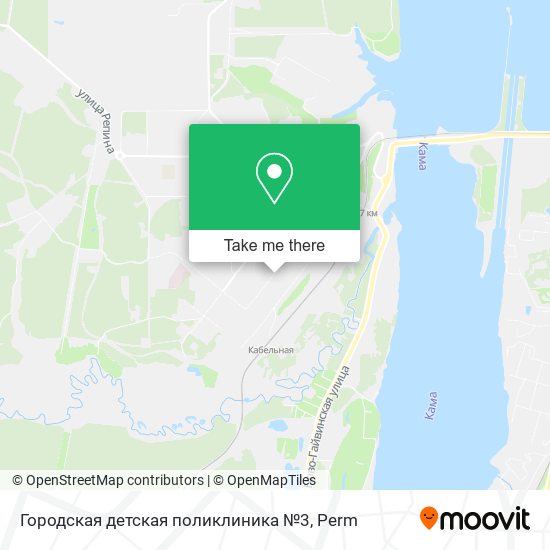 Городская детская поликлиника №3 map