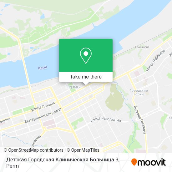 Детская Городская Клиническая Больница 3 map