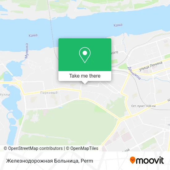 Железнодорожная Больница map