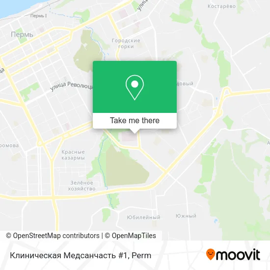 Клиническая Медсанчасть #1 map