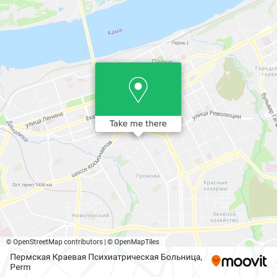 Пермская Краевая Психиатрическая Больница map