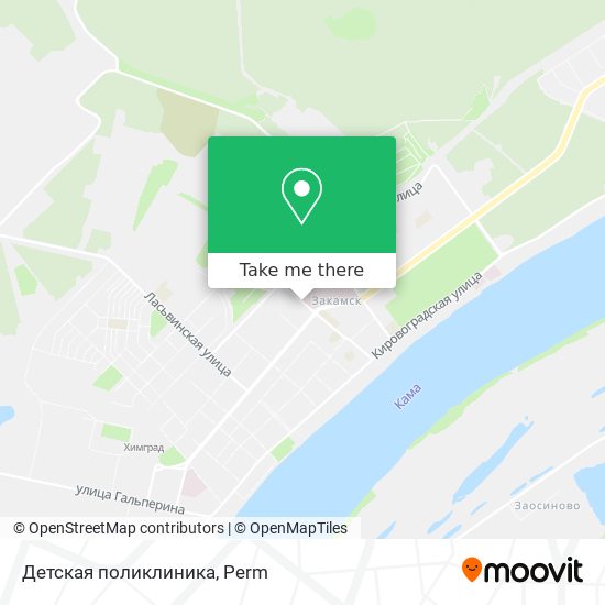Детская поликлиника map