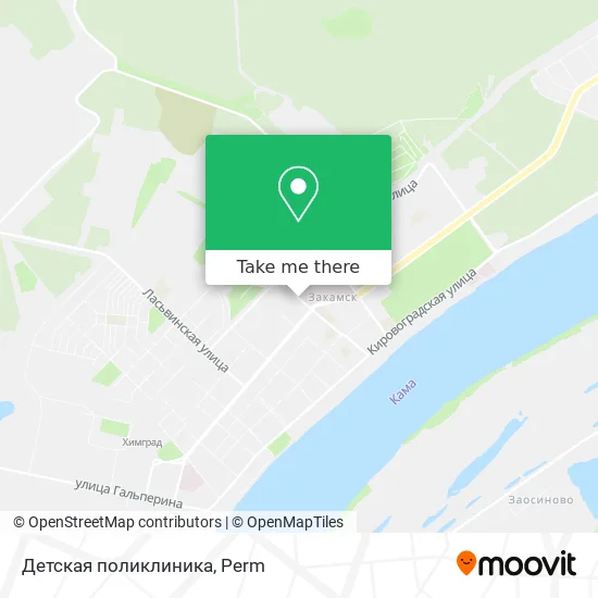 Детская поликлиника map