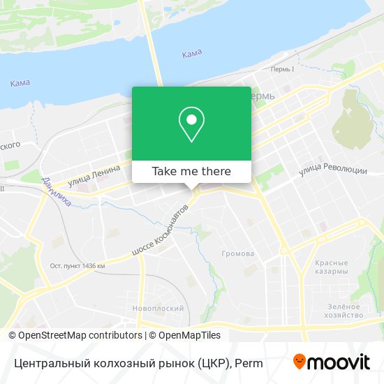 Центральный колхозный рынок (ЦКР) map
