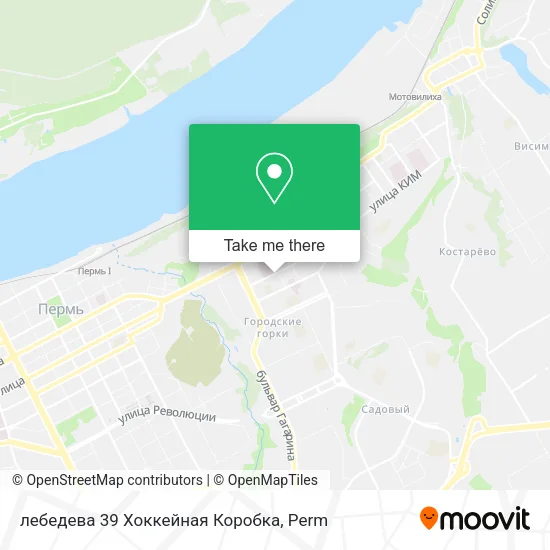 лебедева 39 Хоккейная Коробка map