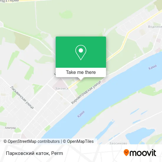 Парковский каток map