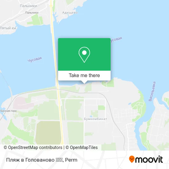 Пляж в Голованово ✌🏊🐳 map