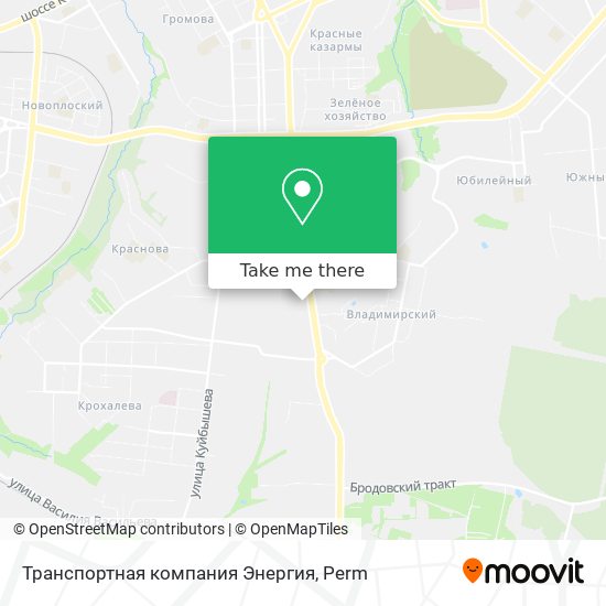 Транспортная компания  Энергия map