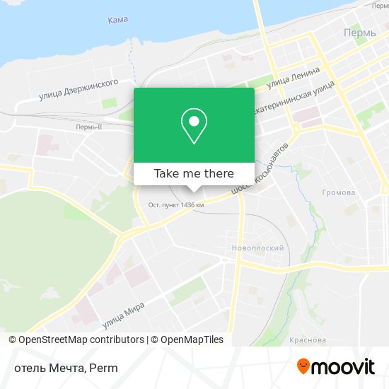 отель Мечта map