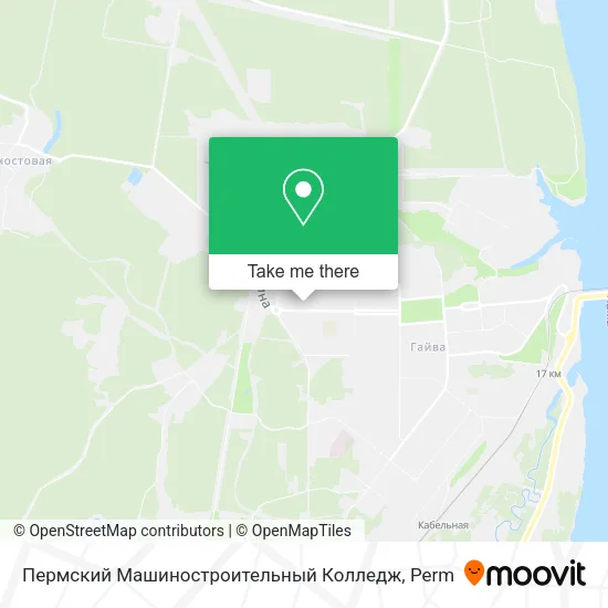 Пермский Машиностроительный Колледж map