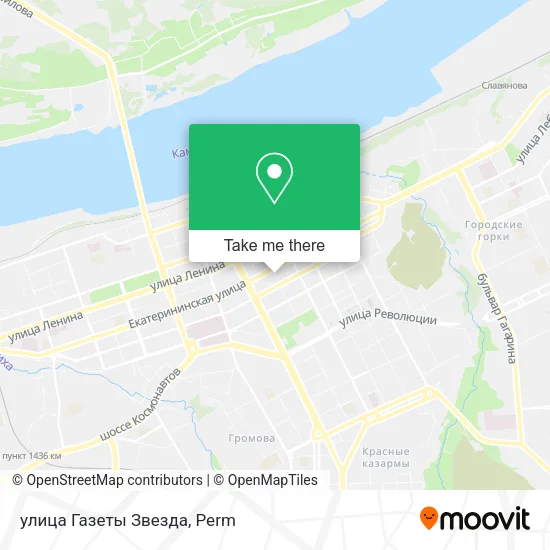 улица Газеты Звезда map