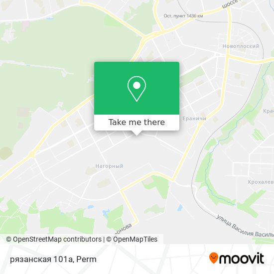 рязанская 101а map