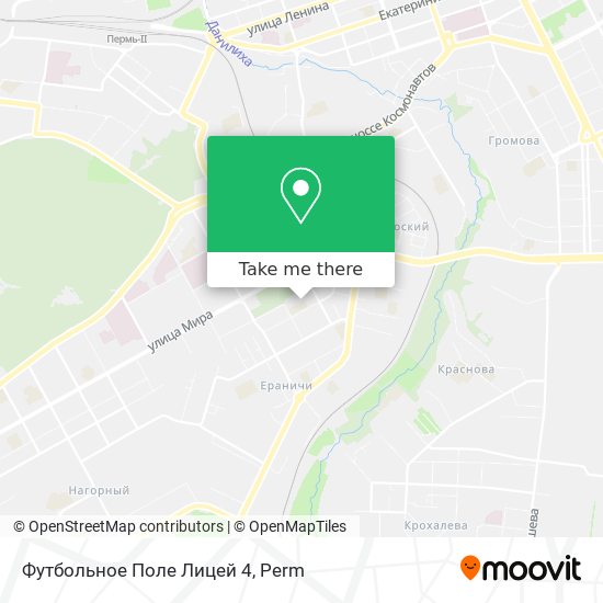 Футбольное Поле  Лицей 4 map