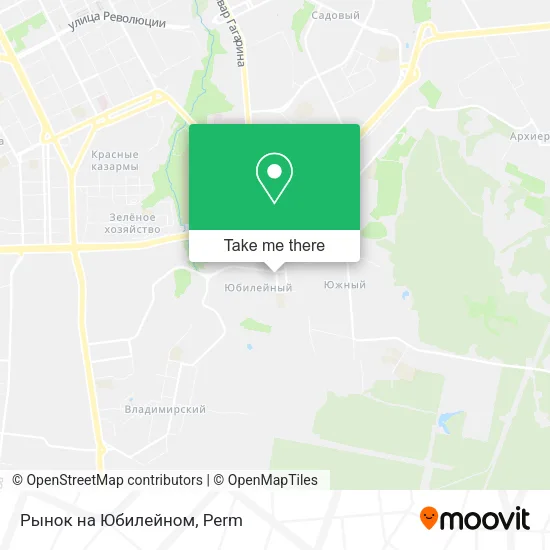 Рынок на Юбилейном map