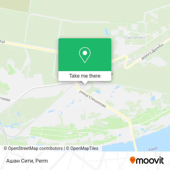 Ашан Сити map