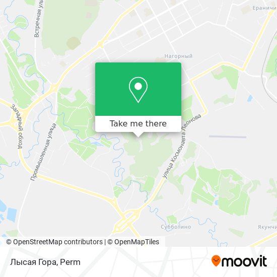 Лысая Гора map