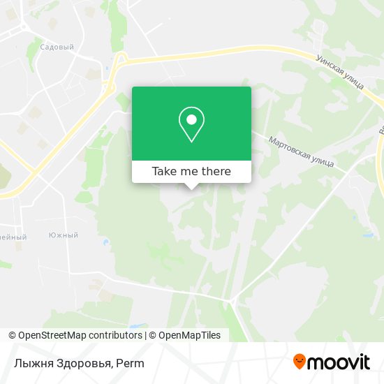 Лыжня Здоровья map