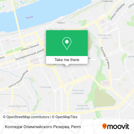 Колледж Олимпийского Резерва map