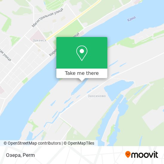 Озера map