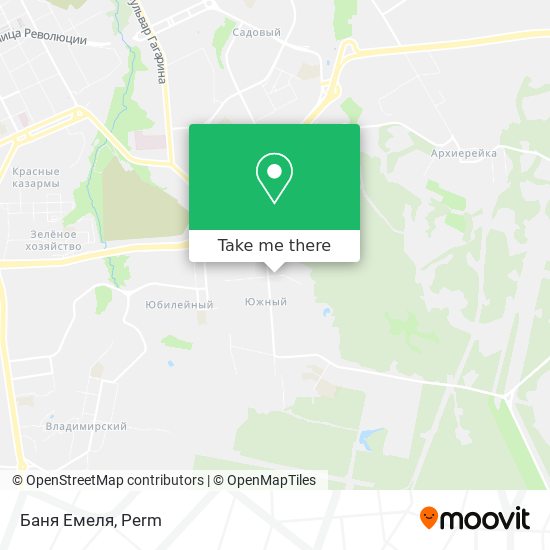Баня Емеля map