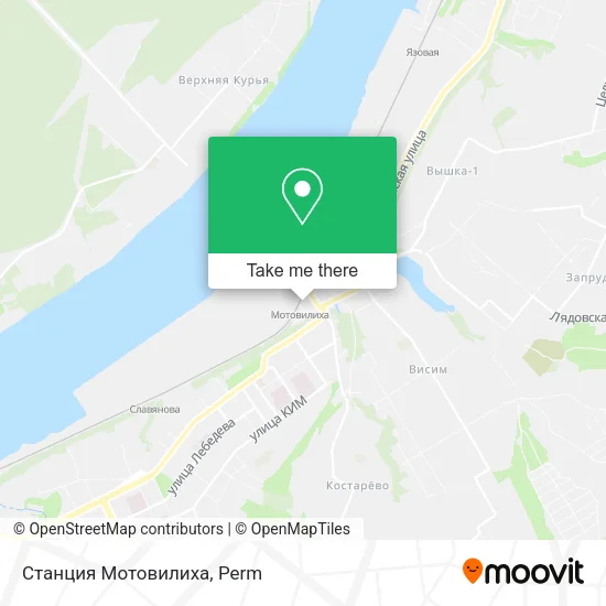 Станция Мотовилиха map