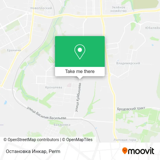 Остановка  Инкар map