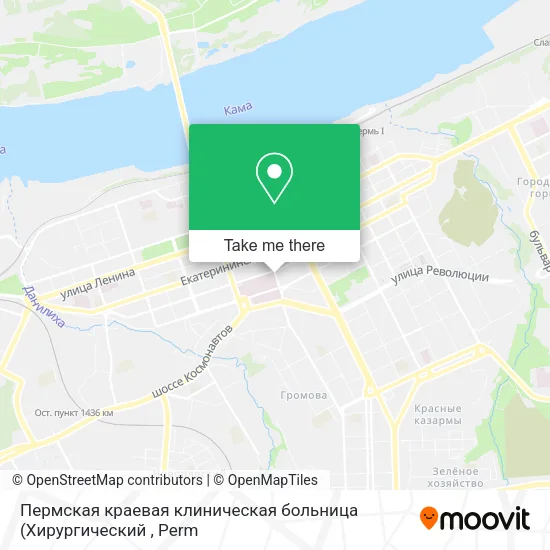Пермская краевая клиническая больница map