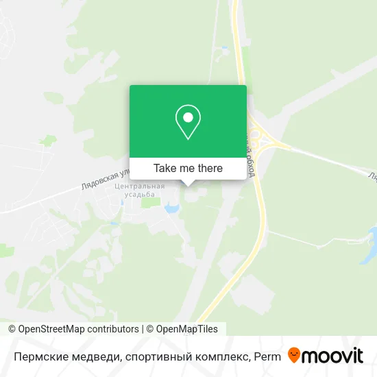Пермские медведи, спортивный комплекс map