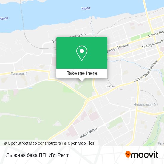 Лыжная база ПГНИУ map