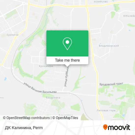 ДК Калинина map
