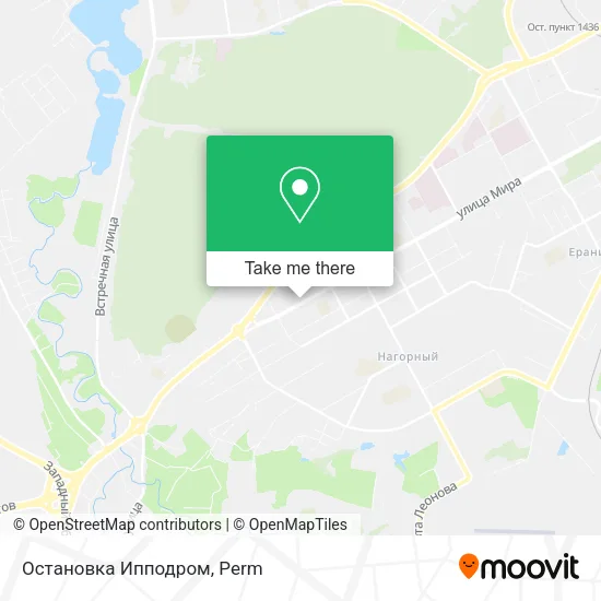 Остановка Ипподром map