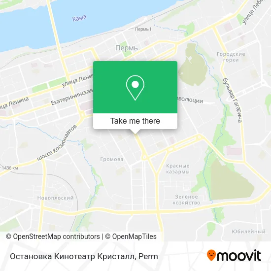 Остановка  Кинотеатр  Кристалл map