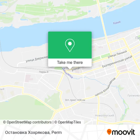 Остановка Хохрякова map