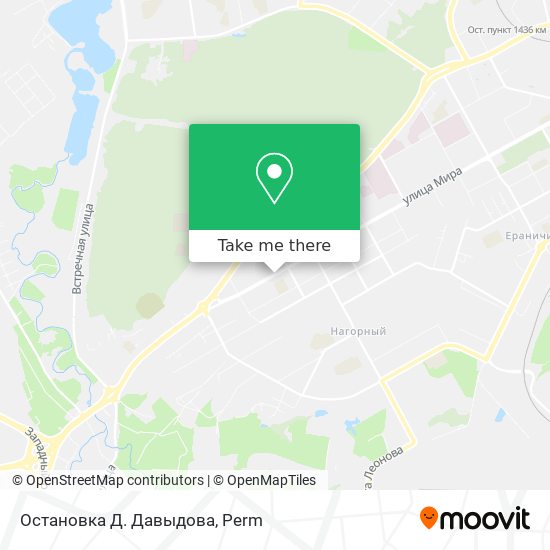 Остановка Д. Давыдова map