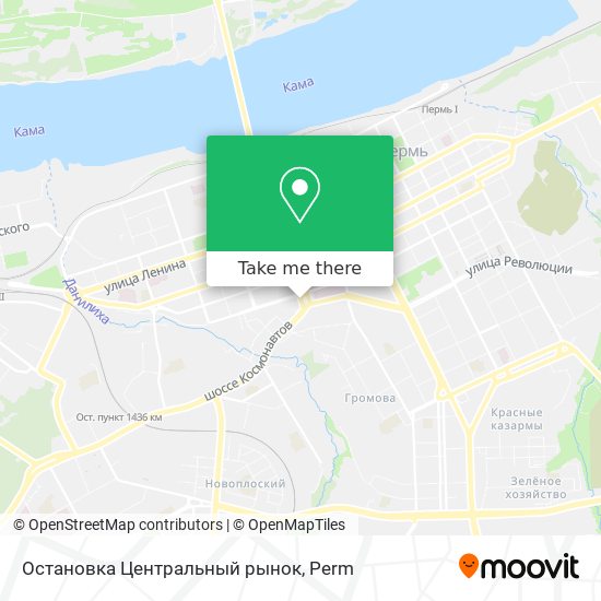 Остановка  Центральный рынок map